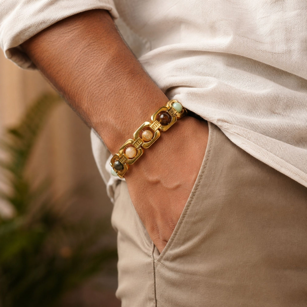 Gold Plated Essential Dhanlabh Bracelet