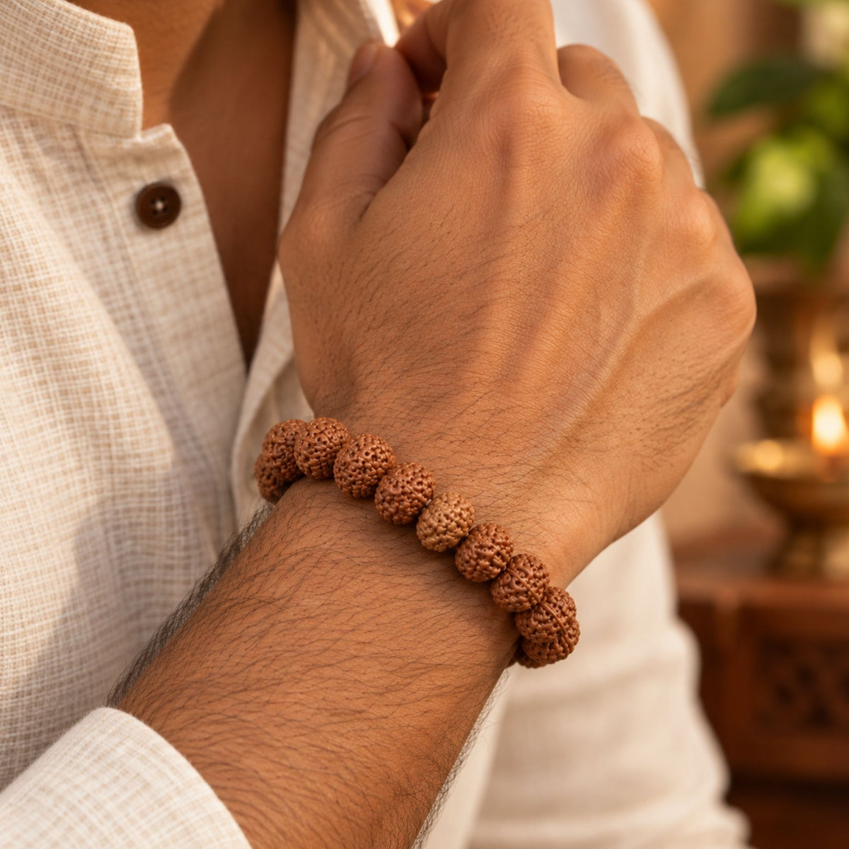 7 Mukhi Rudraksha Band