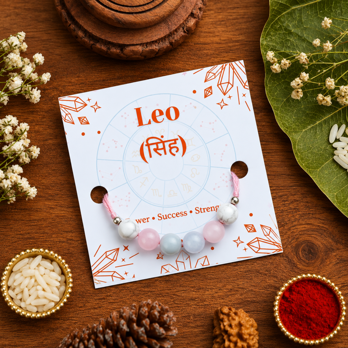 Leo Zodiac Rakhi Hamper