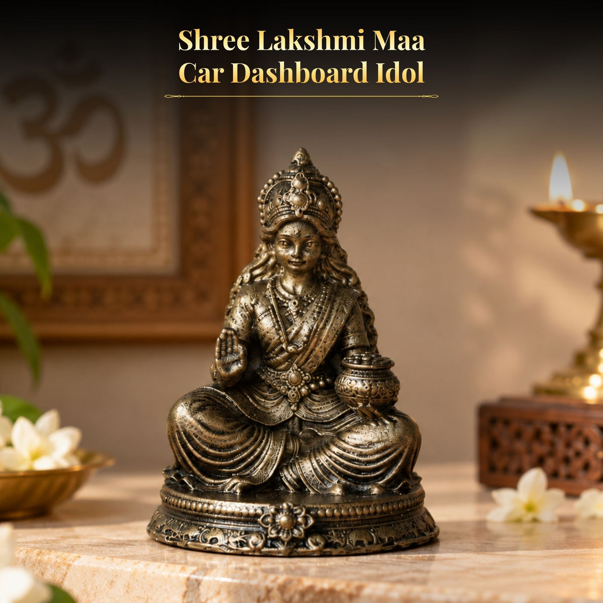 Shree Lakshmi Maa Car Dashboard Idol