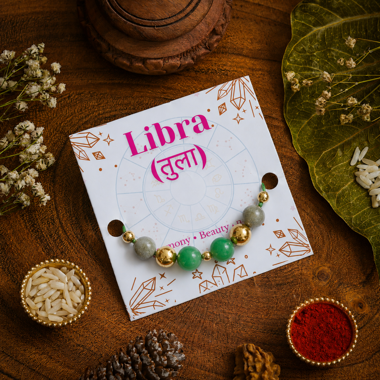 Libra Zodiac Rakhi Hamper