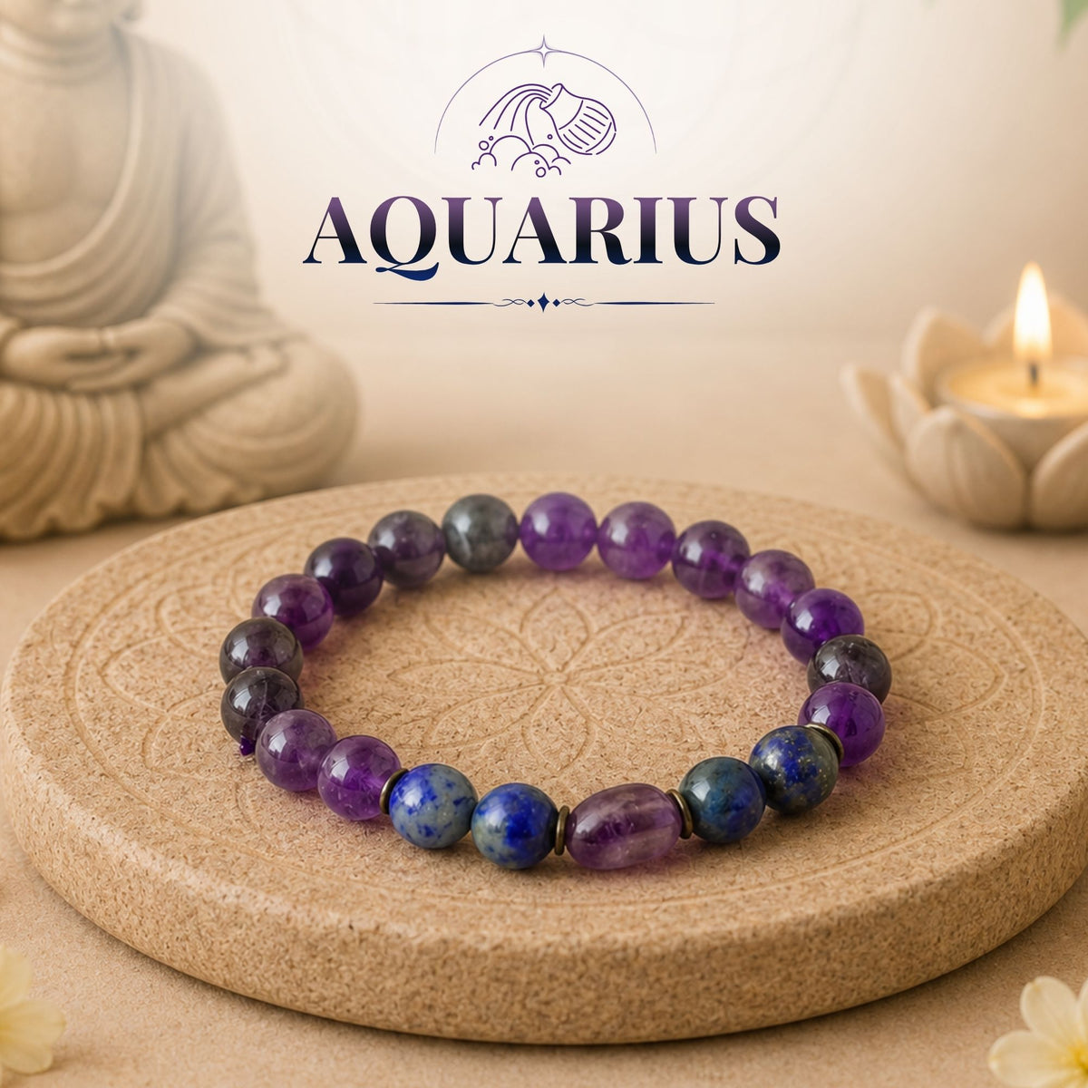 Aquarius Energy Zodiac Band