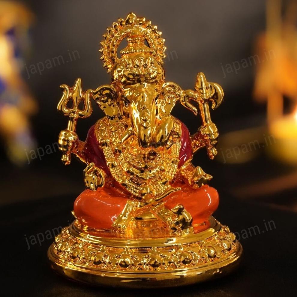 24K Gold Plated Divine Ganesh Ji