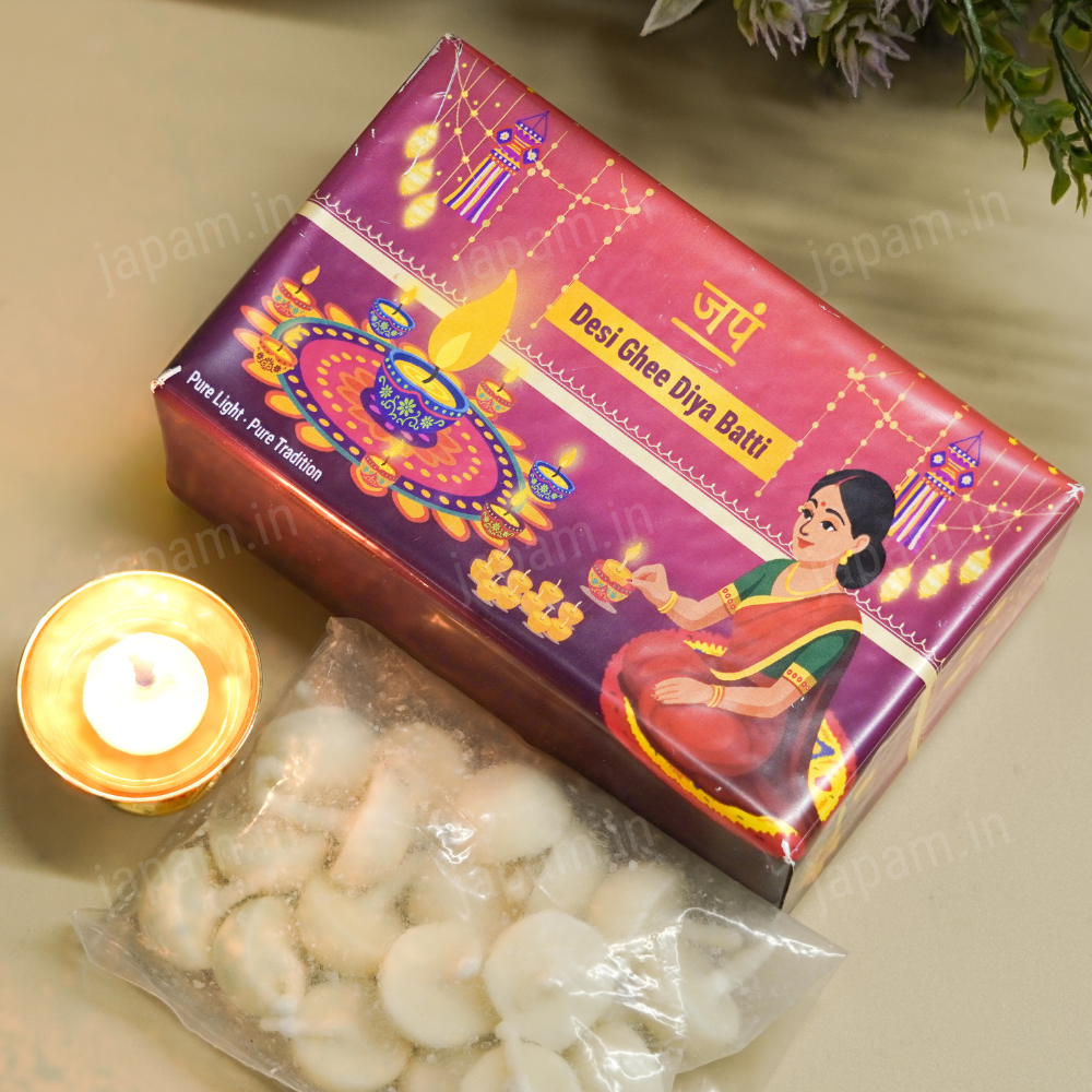 Ghee Diya Batti Set