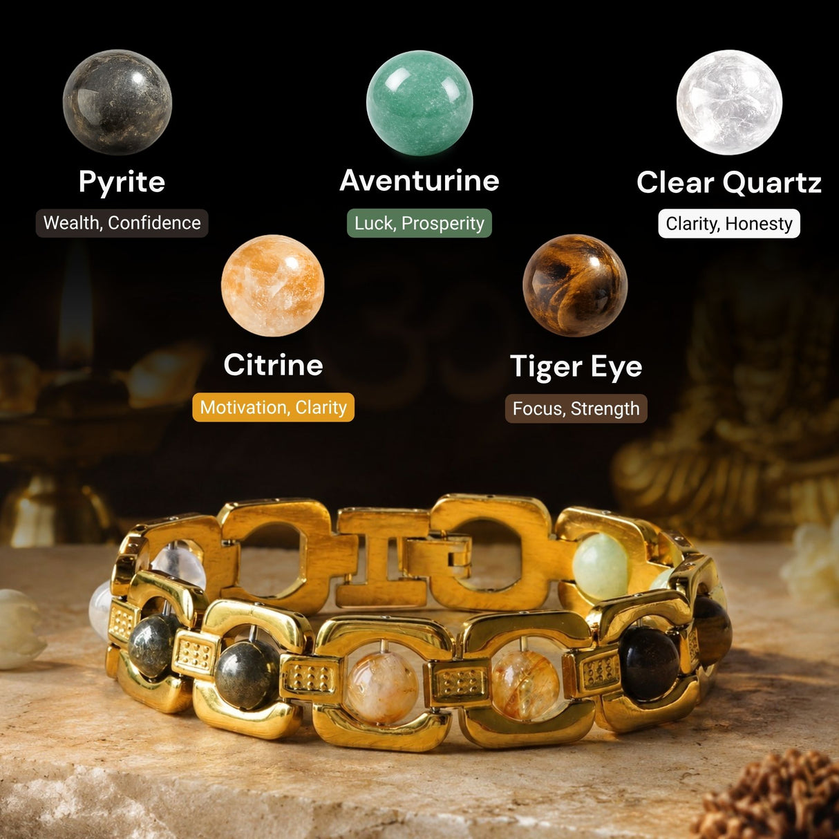 Gold Plated Essential Dhanlabh Bracelet