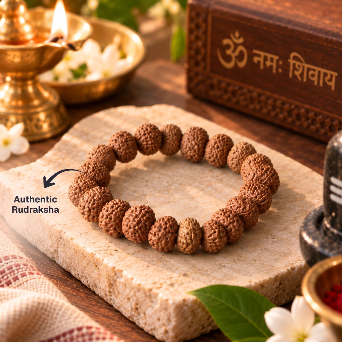 7 Mukhi Rudraksha Band