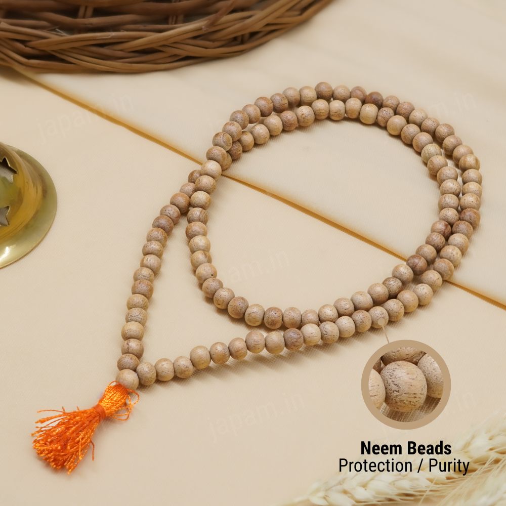 Divine Neem Jaap Mala - 108+1 Beads