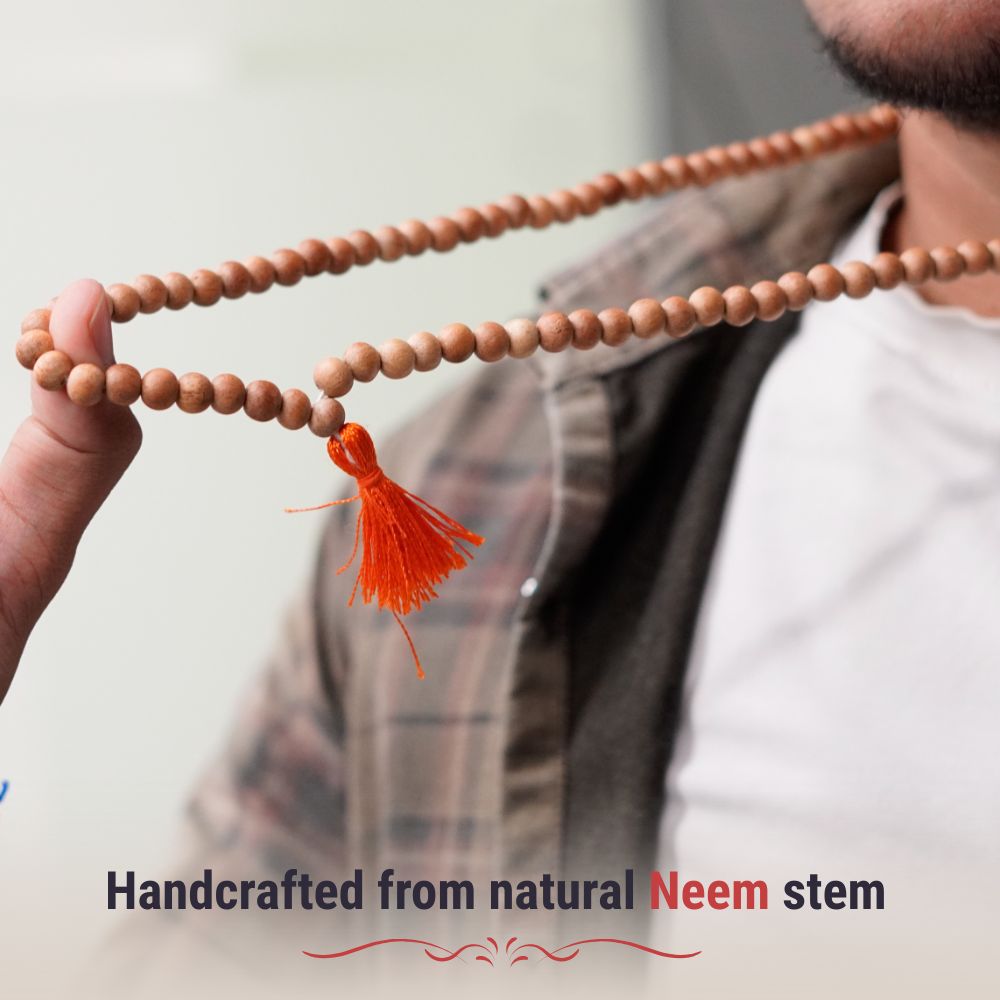 Divine Neem Jaap Mala - 108+1 Beads