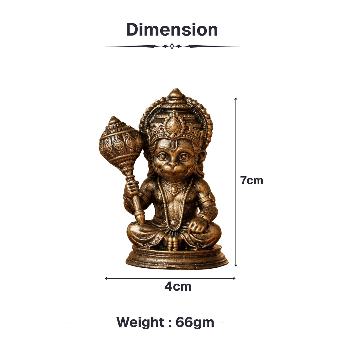 Bal Hanuman Car Dashboard Idol