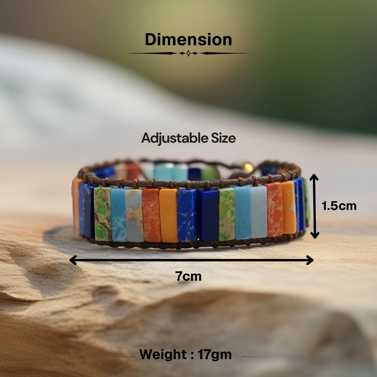 7 Chakra Micro Tile Band