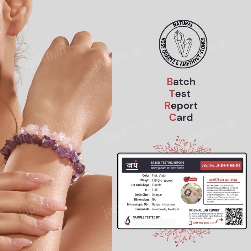 Dreamy Duo Combo with Rose Quartz and Amethyst Bands