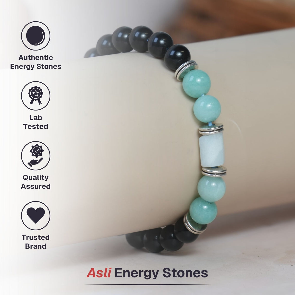 Amazonite Zodiac Band – Virgo (कन्या राशि)