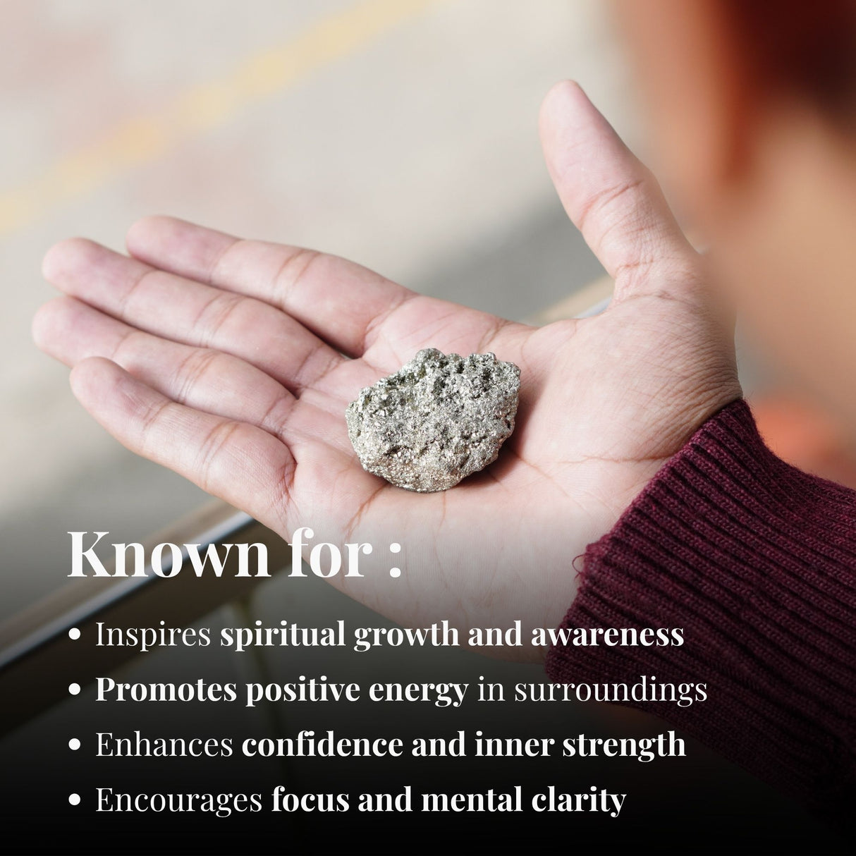 Raw Pyrite Stone - Wealth & Success Magnet for Vaastu