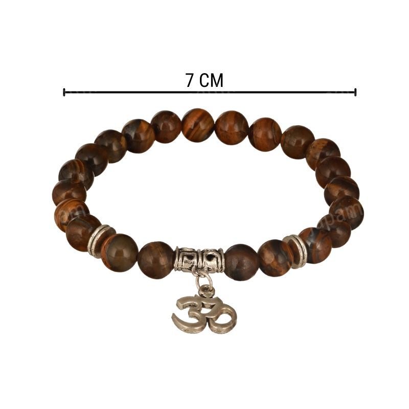 Natural Tiger Eye Om Band