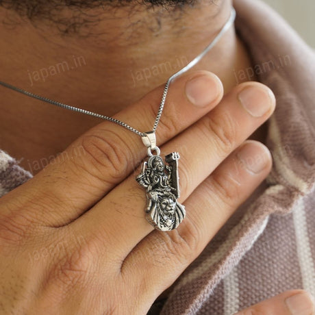 Oxi Silver Maa Durgeshwari Necklace