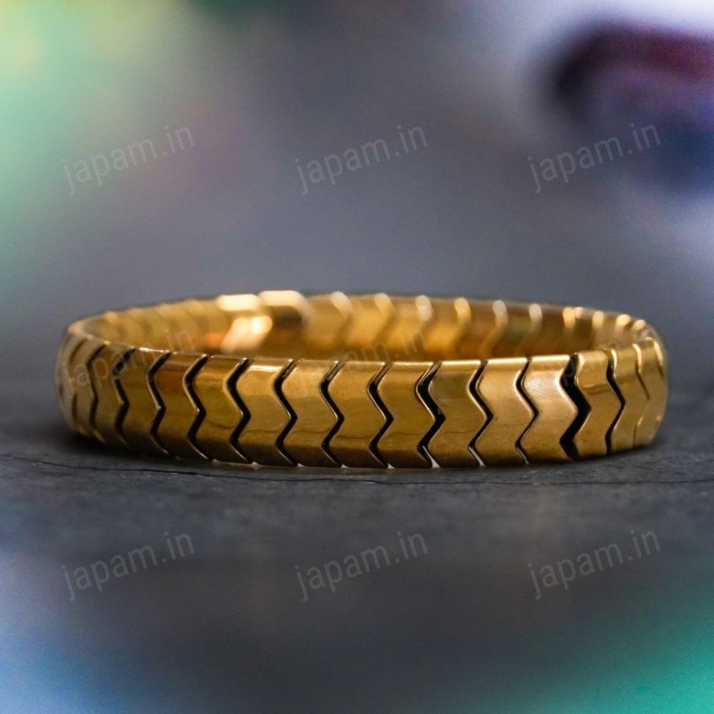 Golden Glow Hematite Band