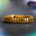 Golden Glow Hematite Band