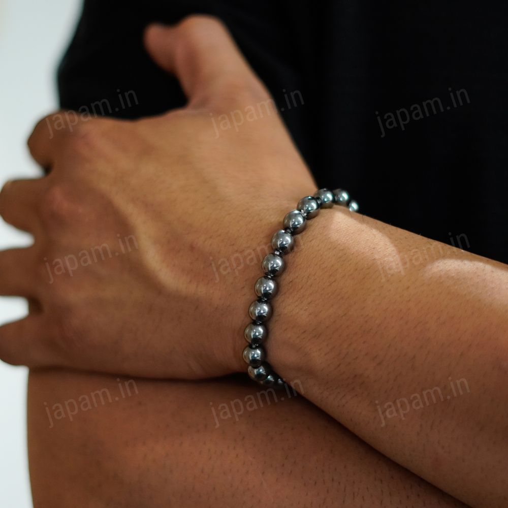 Hematite Strength Stone Band