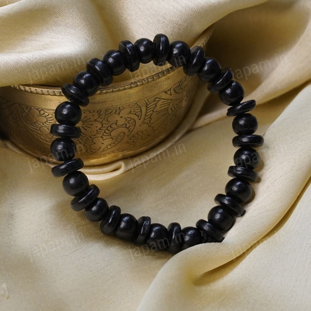 Spiritual Shield Karungali Band - Natural Ebony Wood