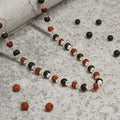 Silver Plated Divya Rudraksha Karungali Mala