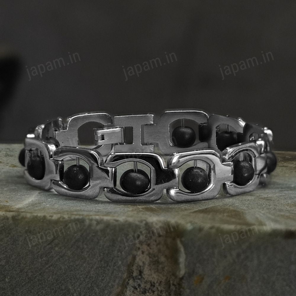 Silver Plated Essential Karungali Bracelet