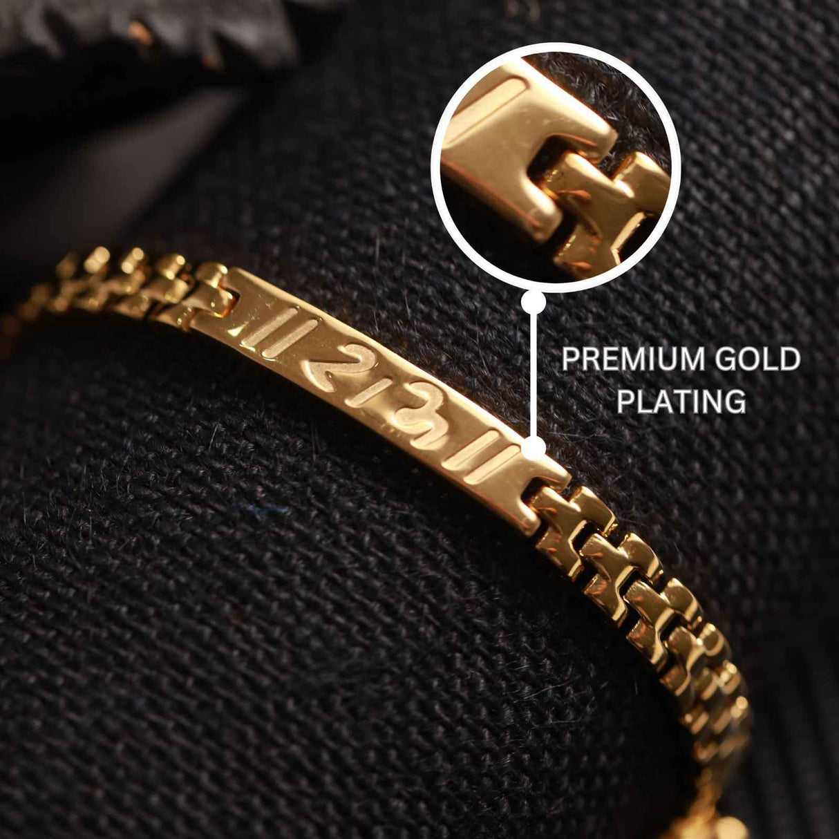 Gold Plated Ram Naam Bracelet