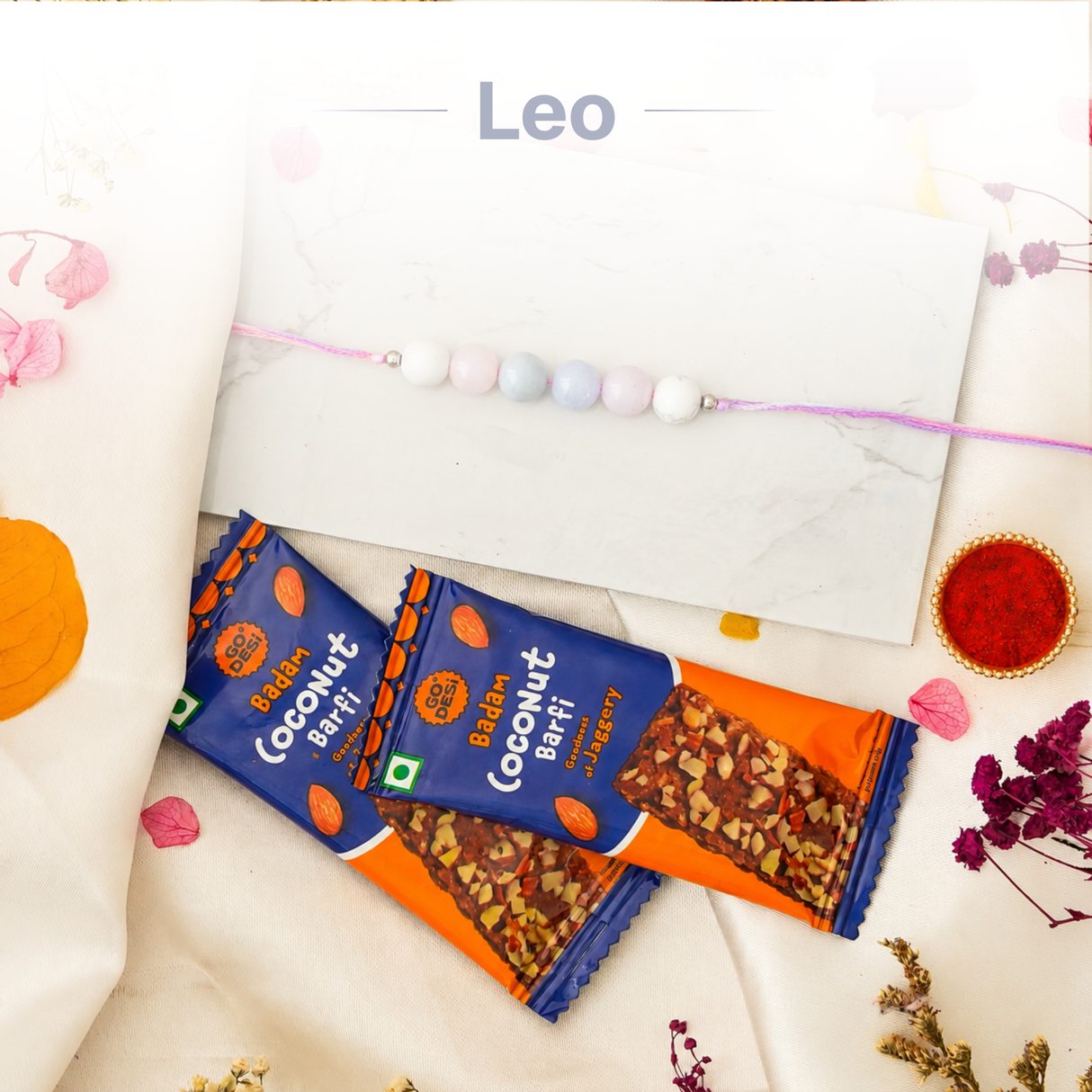 Leo Zodiac Rakhi Hamper