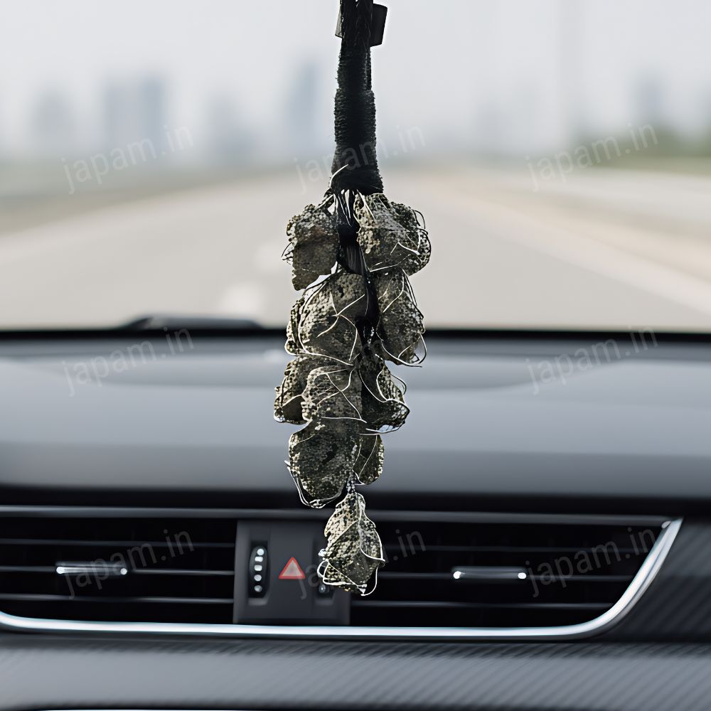 Pyrite Cluster Hanging Charm