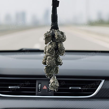 Pyrite Cluster Hanging Charm