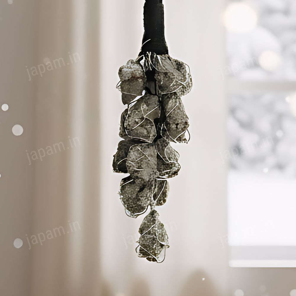 Pyrite Cluster Hanging Charm