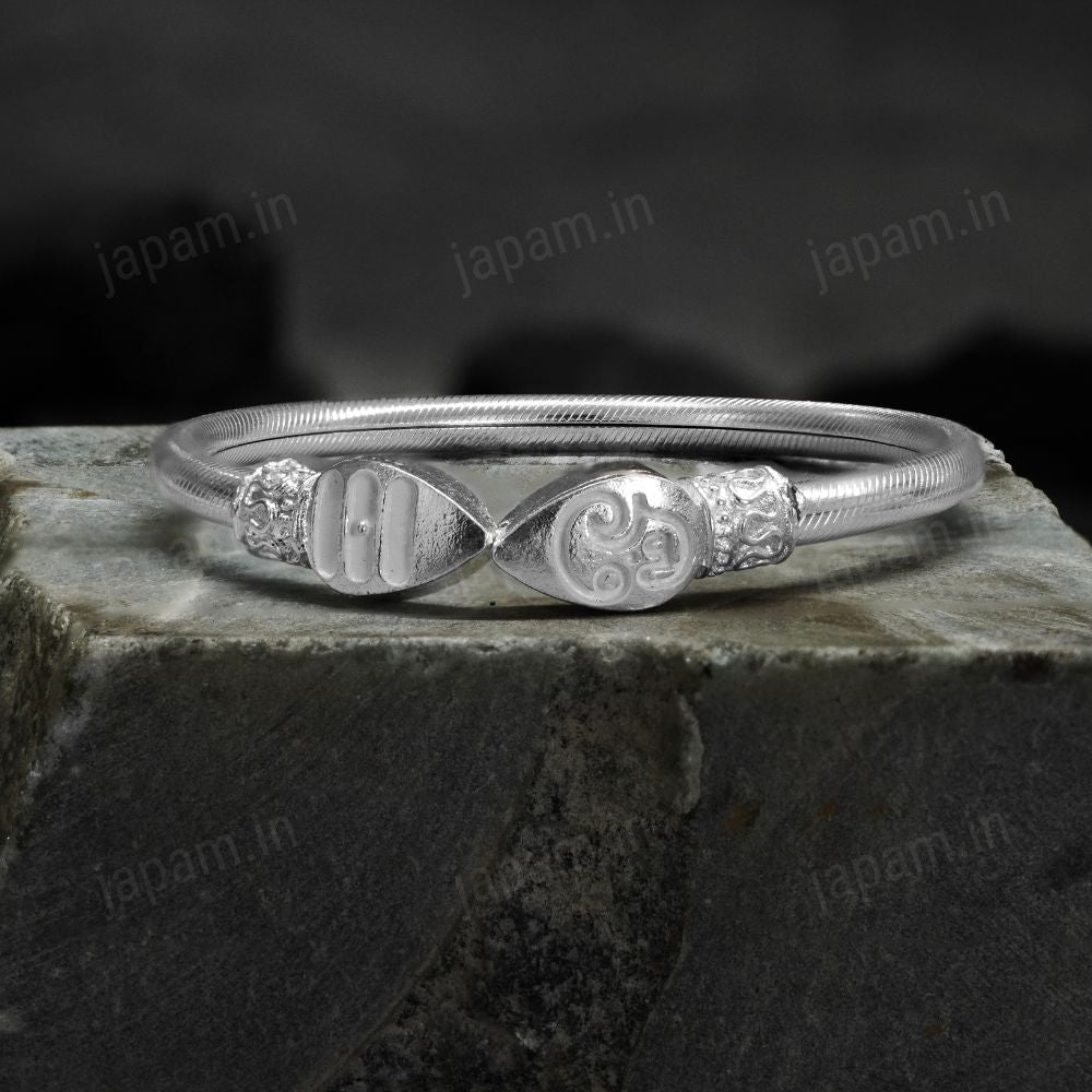 Silver Plated Vel Kada