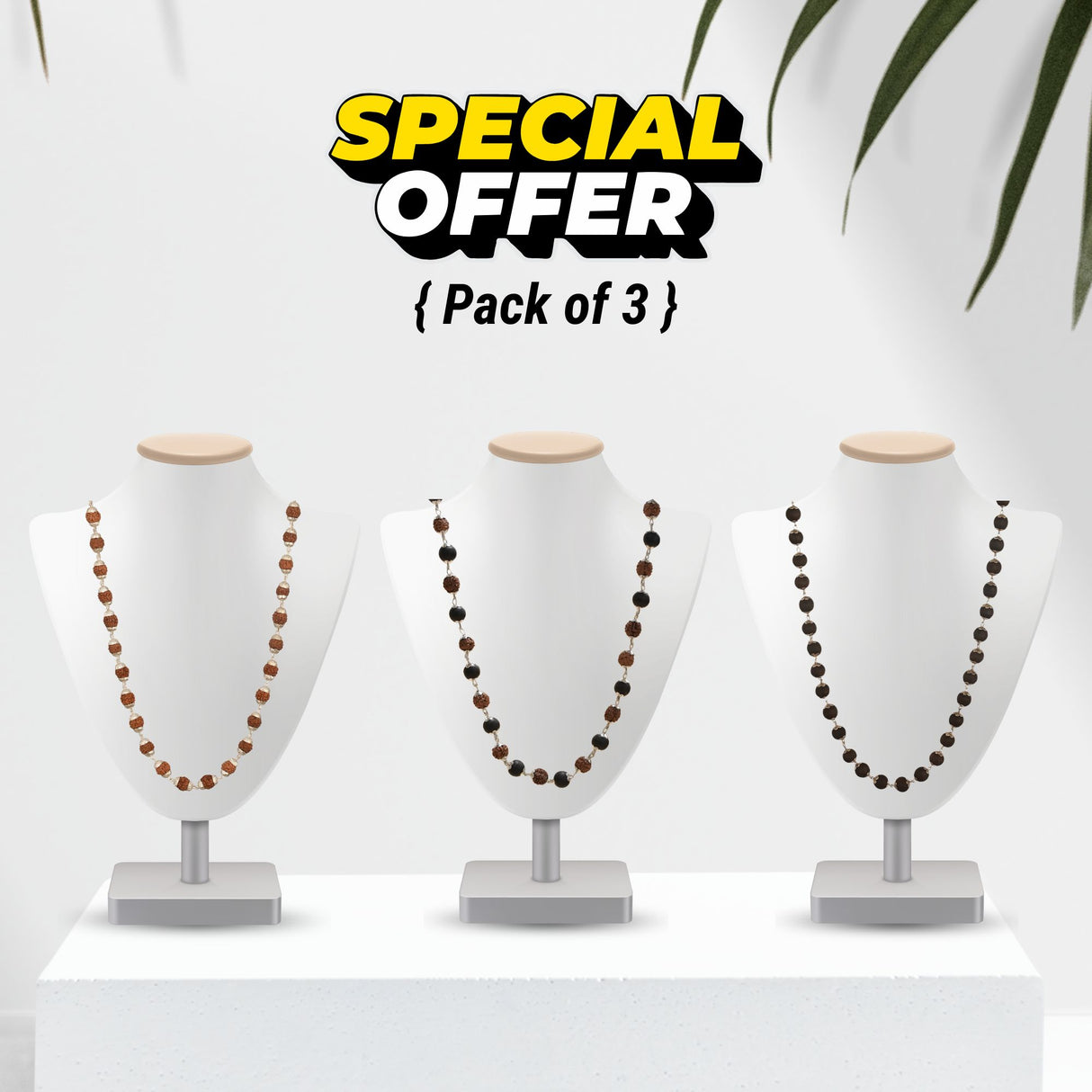 Rudraksha Karungali Fusion Mala Combo