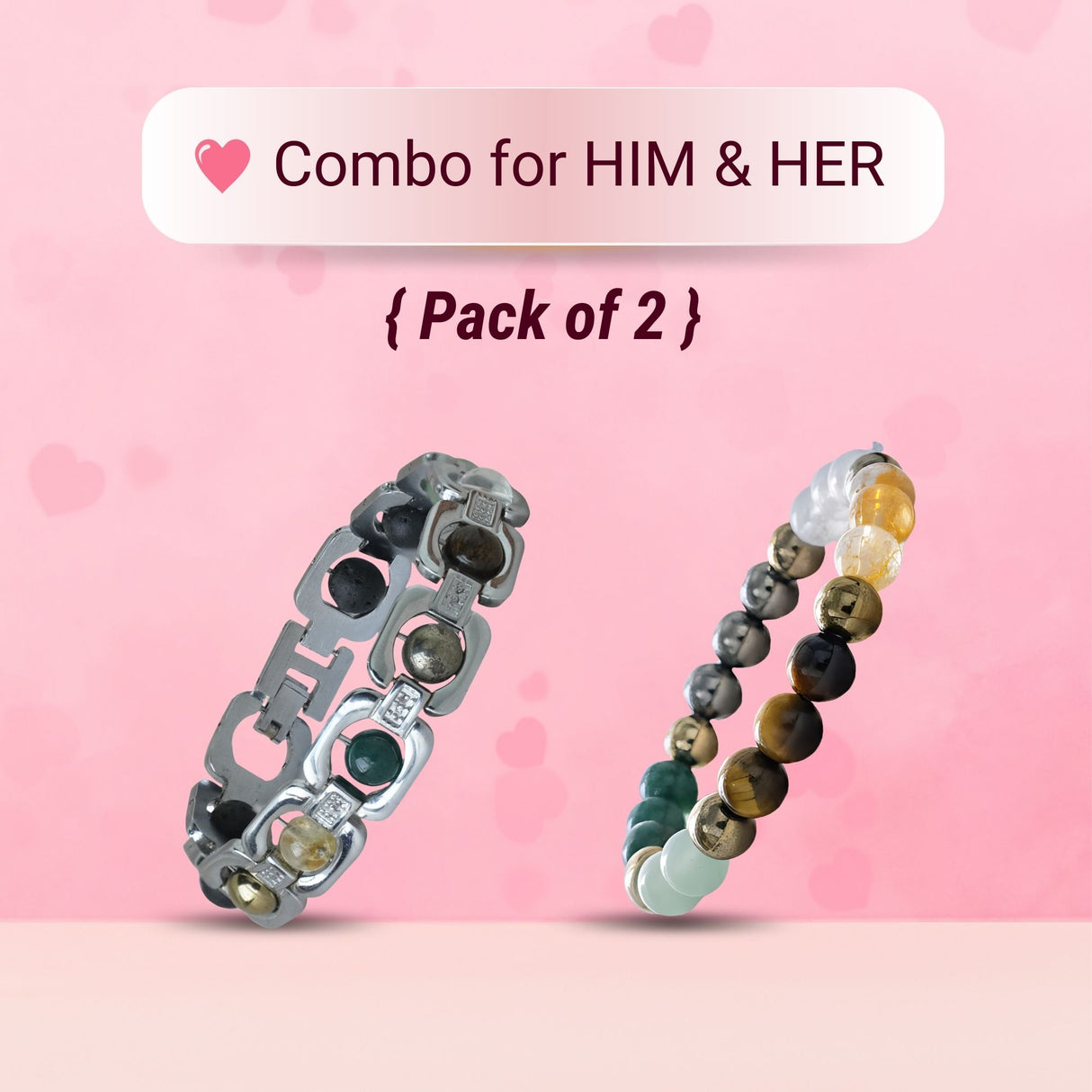 Silver Plated Dhanlabh Bracelet + Anklet Combo