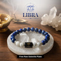Lapis Lazuli & Howlite Zodiac Band for Libra (तुला राशि)