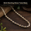 92.5 Sterling Silver Tulsi Mala