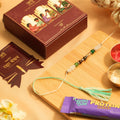 Minimal Dhanlabh Crystal Rakhi Box