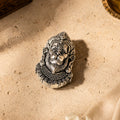 Silver Plated Veer Hanuman Brooch