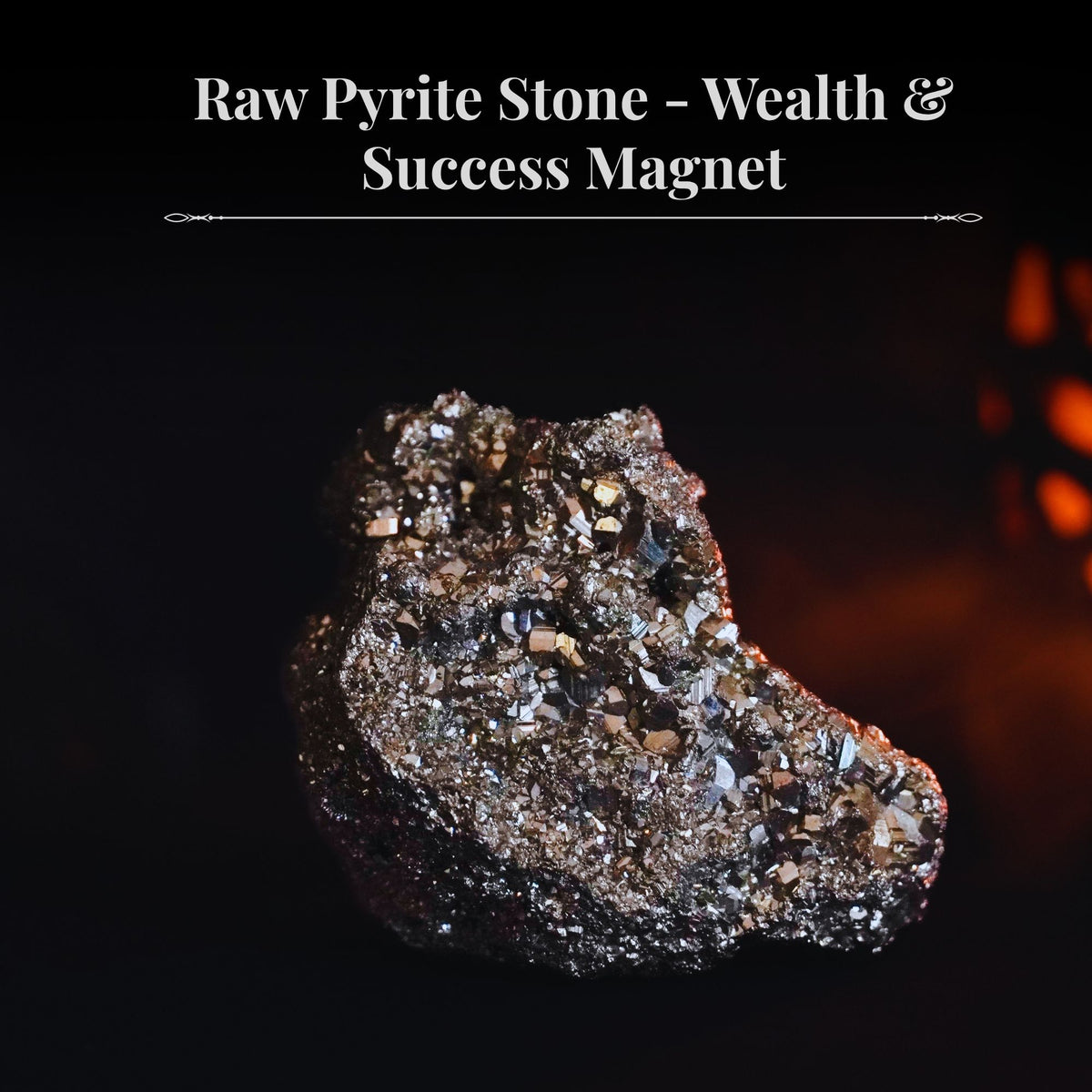 Raw Pyrite Stone - Wealth & Success Magnet for Vaastu – Japam