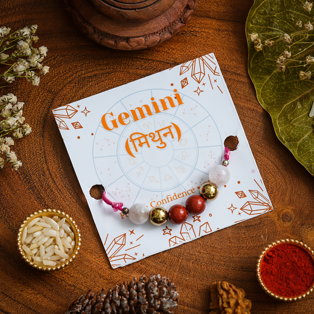 Gemini Zodiac Rakhi Hamper