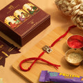 Shiv Trishul Rudraksha Rakhi Box