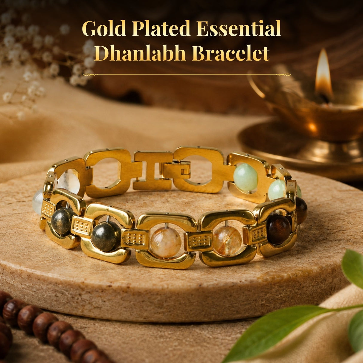 Gold Plated Essential Dhanlabh Bracelet