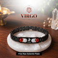 Virgo Zodiac Sign Metal Bracelet + Free Selenite Plate