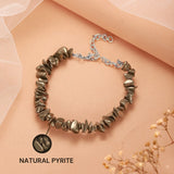 Pyrite Stone Splash Bracelet