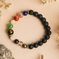 Navgrah Lava Beads Om Band