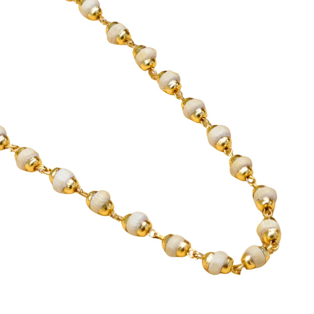Gold Plated Tulsi Mala