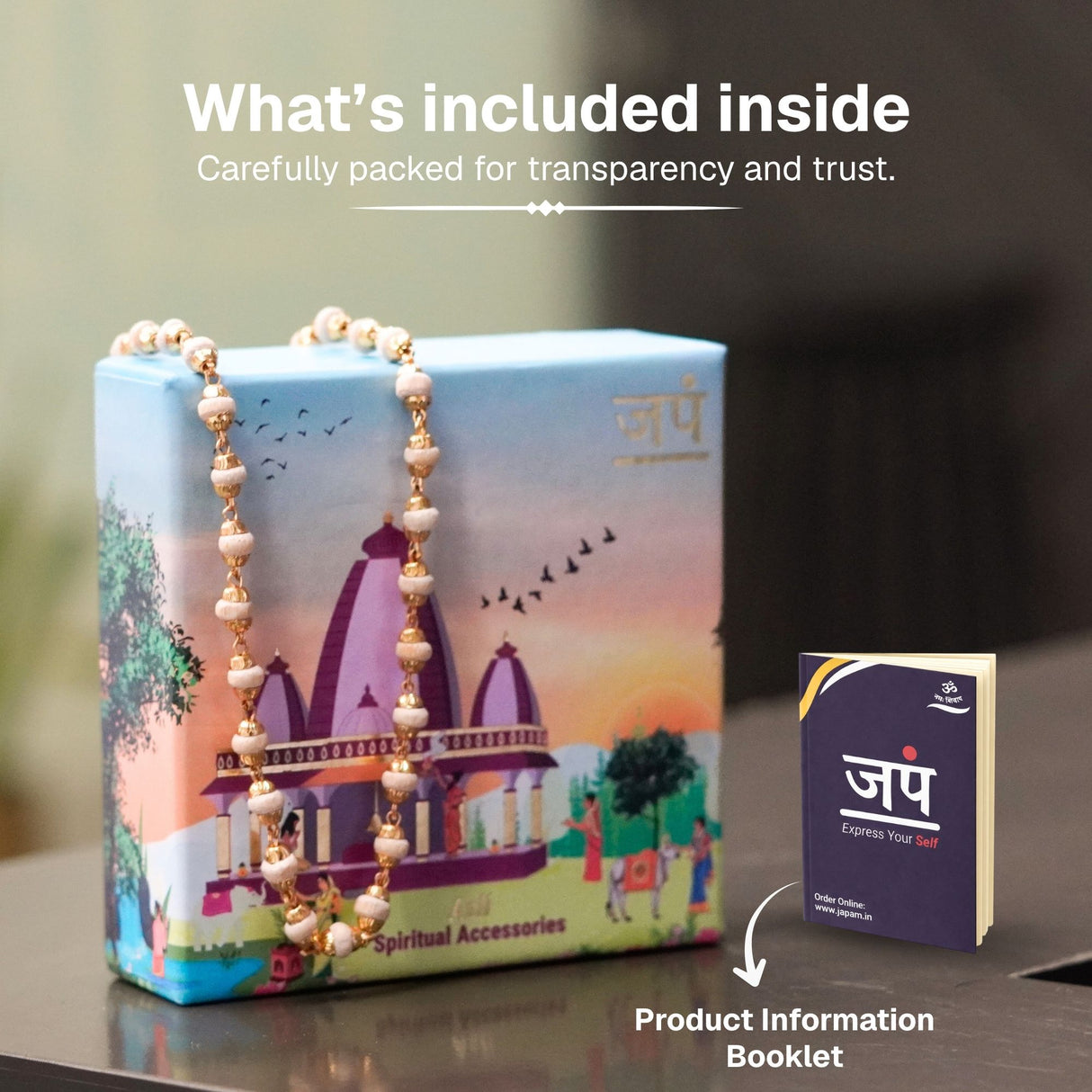 Gold Plated Tulsi Mala