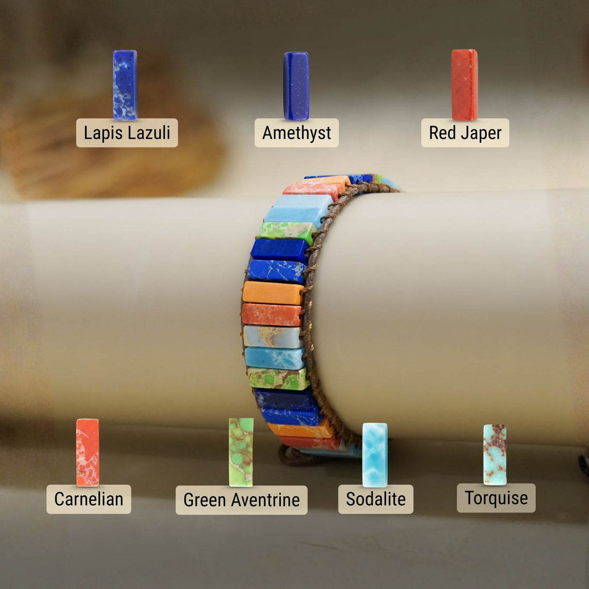 7 Chakra Micro Tile Band