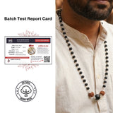 Silver Plated Trishakti Karungali Mala