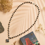 Silver Plated Ganesh Karungali Mala