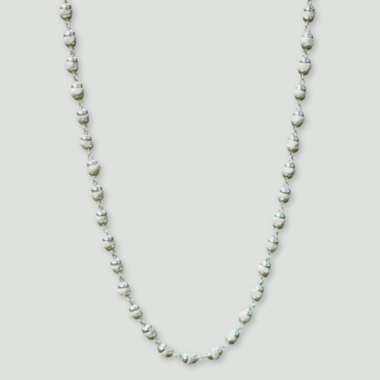 Silver Plated Tulsi Mala